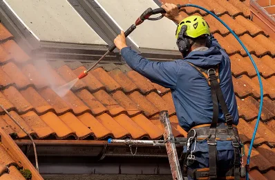 Démoussage et hydrofuge de toiture à Mure